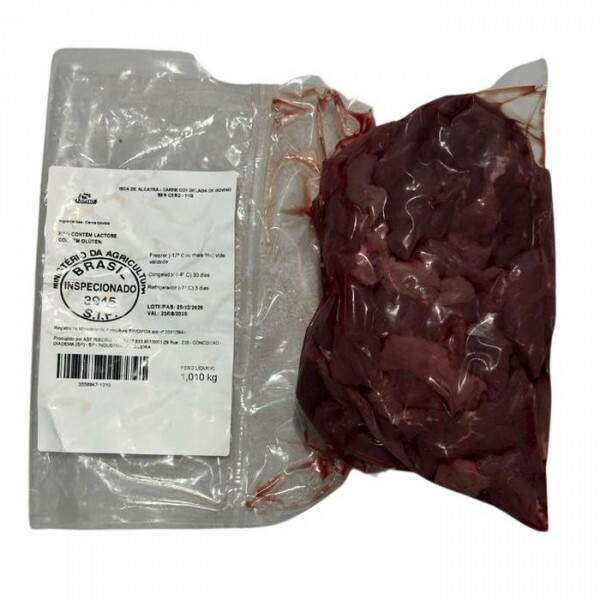 Isca de Alcatra - Carne Congelada de Bovino sem Osso - 1kg