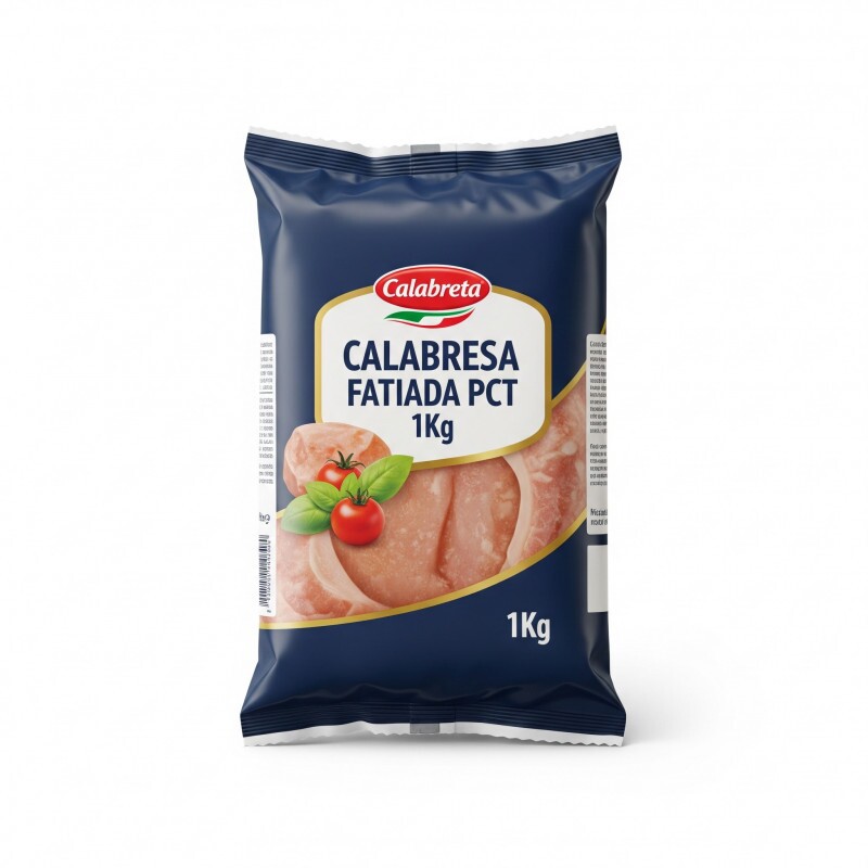 Linguiça Fatiada Mista Cozida e Defumada - 1kg