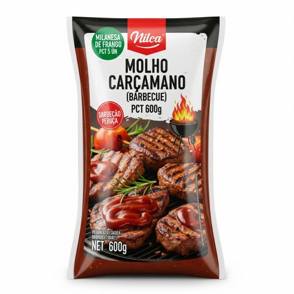 Molho Carcamano (Barbecue) Pct 600g Molho Carcamano (Barbecue) Pct 600g