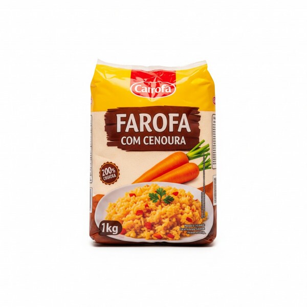 Farofa Com Cenoura Pct 1Kg Farofa Com Cenoura Pct 1Kg