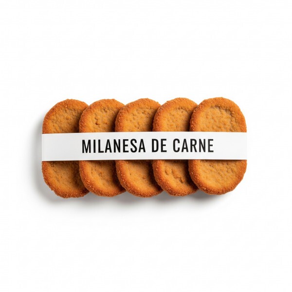 Milanesa de Carne - Carne Empanada Congelada de Bovino - 700g