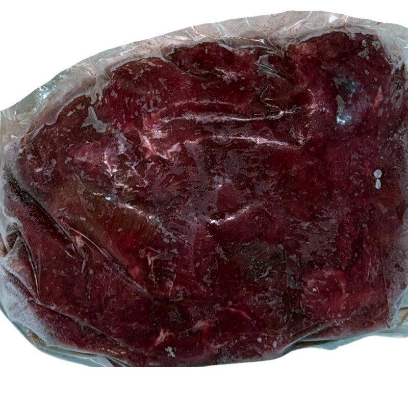 Isca de Carne - Carne Temperada Congelada de Bovino sem Osso - 1kg