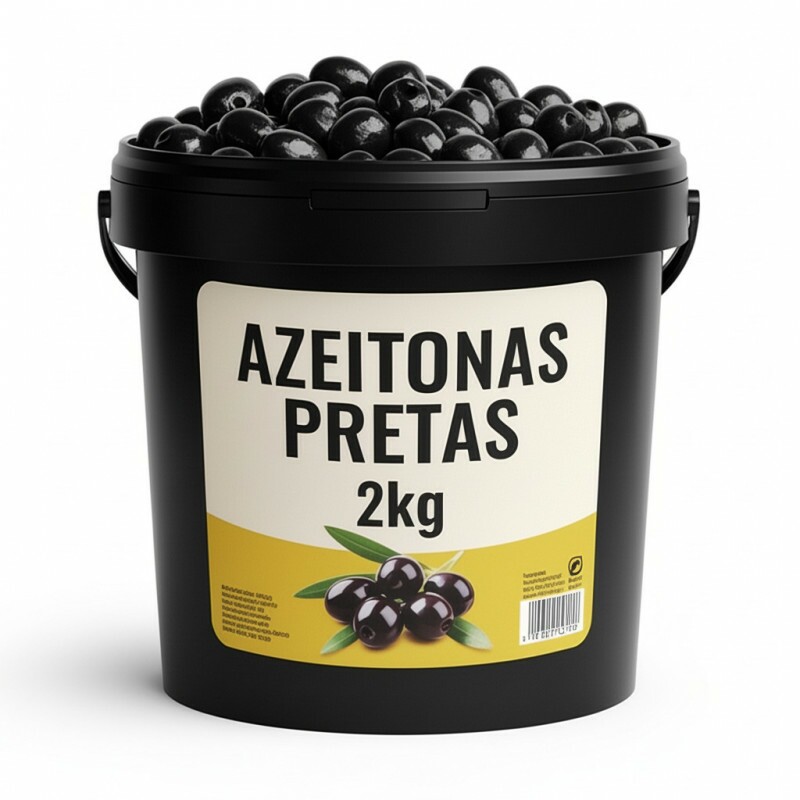 Azeitona Preta 2Kg Azeitona Preta 2Kg