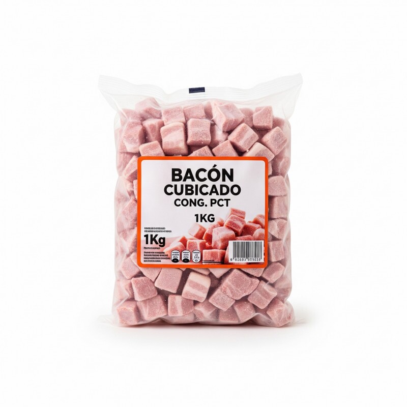 Bacon Cubicado Cong. Pct 1kg