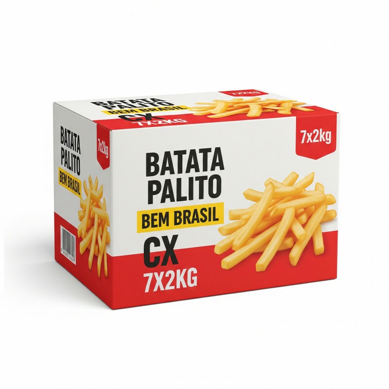 Batata Palito Bem Brasil Cx 7x2 Kg Batata Palito Bem Brasil Cx 7x2 Kg